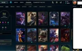 Conta Ouro 3 // 73 Campeões // 36 skins