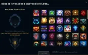Conta league of legends todos champs