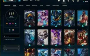Conta league of legends todos champs