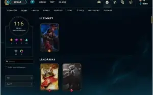 Conta league of legends todos champs