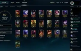 Conta de League of Legends platina 3