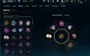 Ouro 3 com 25 Champs e 2 Skins