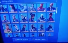 Conta top S2 com 170 Skins e stw luxo,130.