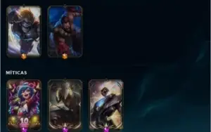 Conta LOL com 9 Skins Vitoriosas, nunca tomou ban.