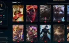 Conta LOL com 9 Skins Vitoriosas, nunca tomou ban.