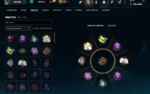 Mestre com 26 Champs e 3 Skins + 12 Fragmentos