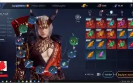 MIR4 lanceiro lvl 72, 1 pet vermelho