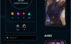 Gold IV, todos campeões habilitados, honra lvl 3, 105 skins