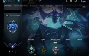 Conta League of Legends Platina 2 - 63 campeões / 24 Skins