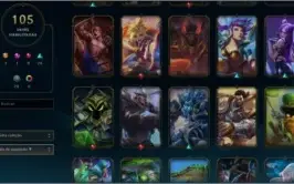 LoL gold 2 105 skins
