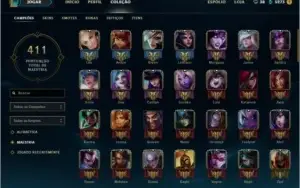 Conta platina 1, 150 skins, todos os campeões, barato!