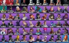 Conta Epic 86 Jogos-Skins Fortnite-Jogos Comprados