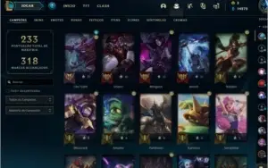 Season 1, 50 skins (Kayle Juíza e etc) e ícones desde 2012