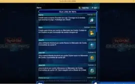 Conta YuGiOh Duel Links