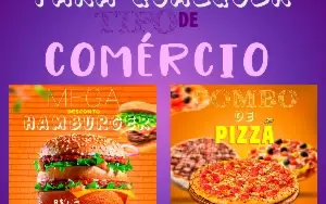 Artes personalizadas para qualquer tipo de comércio!