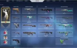 conta mestre com 283 skins + skins valorant