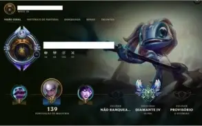 CONTA DIAMANTE 4, 39 CAMPEÕES 13 SKINS!