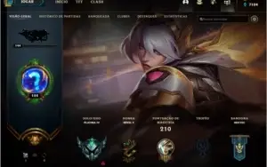Conta platina 4, 68 Campeões,  21 skins