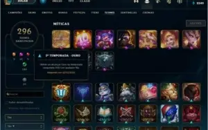 Conta Riot - LOL 1037 skins e Skins Valorant