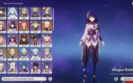 Genshin Impact Conta com kazuha, baal/haiden e outros 5 ⭐