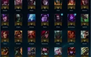 Vendo conta MESTRE, 83 skins,14 páginas de runa.