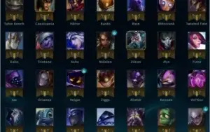 Vendo conta MESTRE, 83 skins,14 páginas de runa.