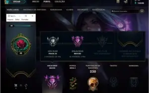 Vendo conta MESTRE, 83 skins,14 páginas de runa.