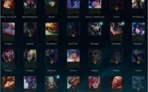 Vendo conta MESTRE, 83 skins,14 páginas de runa.
