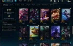 Conta platina 2 com 32 Skins e 53 Champs