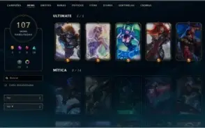 Conta League of Legends Plat4