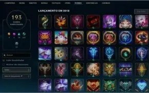 Conta League of Legends Plat4