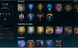 Conta De League of Legends