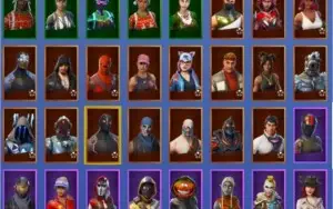 Conta de fortnite com 67 skins compradas e ikonik