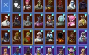 Conta de fortnite com 67 skins compradas e ikonik