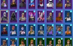Conta de fortnite com 67 skins compradas e ikonik