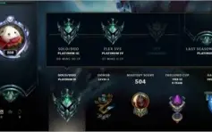 CONTA LEAGUE OF LEGENDS PLATINA III 167 SKINS