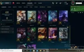 Conta lvl 28, 22 champz 2 skins.