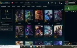 Conta lvl 28, 22 champz 2 skins.