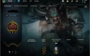 Conta de league of legends unranked lv32