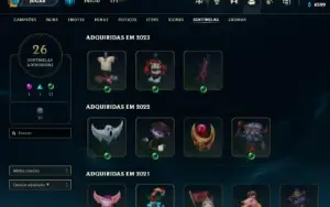 Conta league of legends da season 3