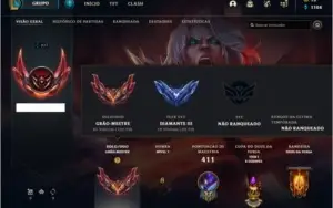 Conta Grão Mestre de LOL