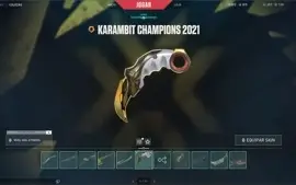 Conta de Valorant com skins champions 2021