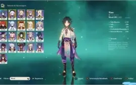 Diluc, Keqinq (c2), qiqi, klee, xiao (c1)