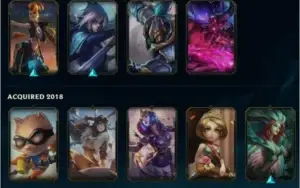 conta plat 1 - 81 champs - 41 skins