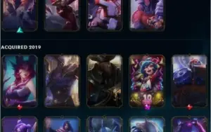 conta plat 1 - 81 champs - 41 skins