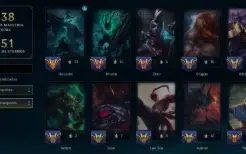 Conta LOL RARA / Full Champions / 408 Skins / Jinx Fragmenta