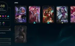 Conta LOL RARA / Full Champions / 408 Skins / Jinx Fragmenta
