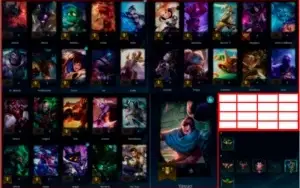 Conta de LOL com Skin '' Vitoriosa '' Unranked.