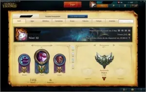 Conta League of Legends Prata 5 72 skins