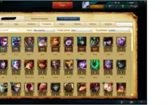 Conta League of Legends Prata 5 72 skins